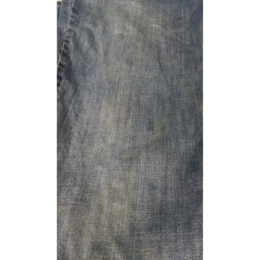 Chico's 0 platinum denim blue jeans cotton FLAWS - Picture 9 of 10